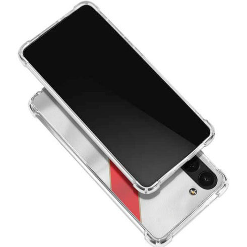 Peru Soccer Flag Galaxy S24 FE Clear Case
